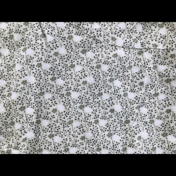 J.Crew Cotton Summer Dress Sz 6 Green/Floral - Picture 3 of 4